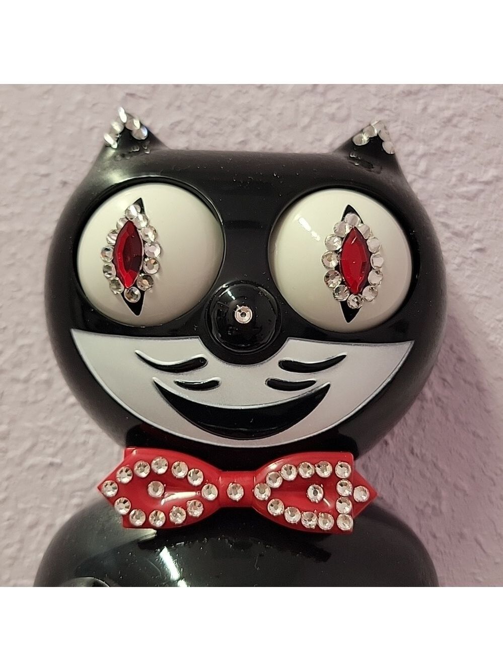 Jeweled Crimson Royale Kit-Cat Klock clock SUPER RARE